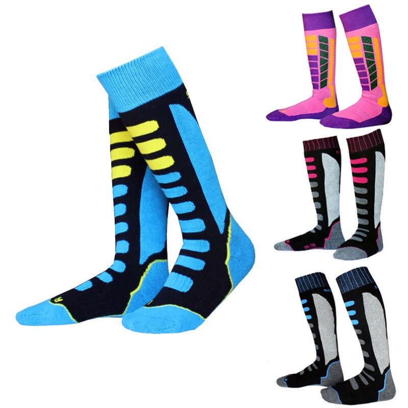 Outdoor Winter Kinderen Thermische Ski Sokken Meisjes Katoen Sport Snowboarden Skiën Sokken Thermosocks Beenwarmers Voor Jongens Kids