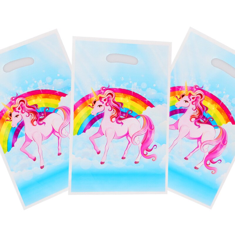 20 Stks/partij Regenboog Eenhoorn Bag Bruiloft Gelukkige Verjaardag Party Decor Candy Bag Baby Shower Eenhoorn Feestartikelen Buitzak: style 6