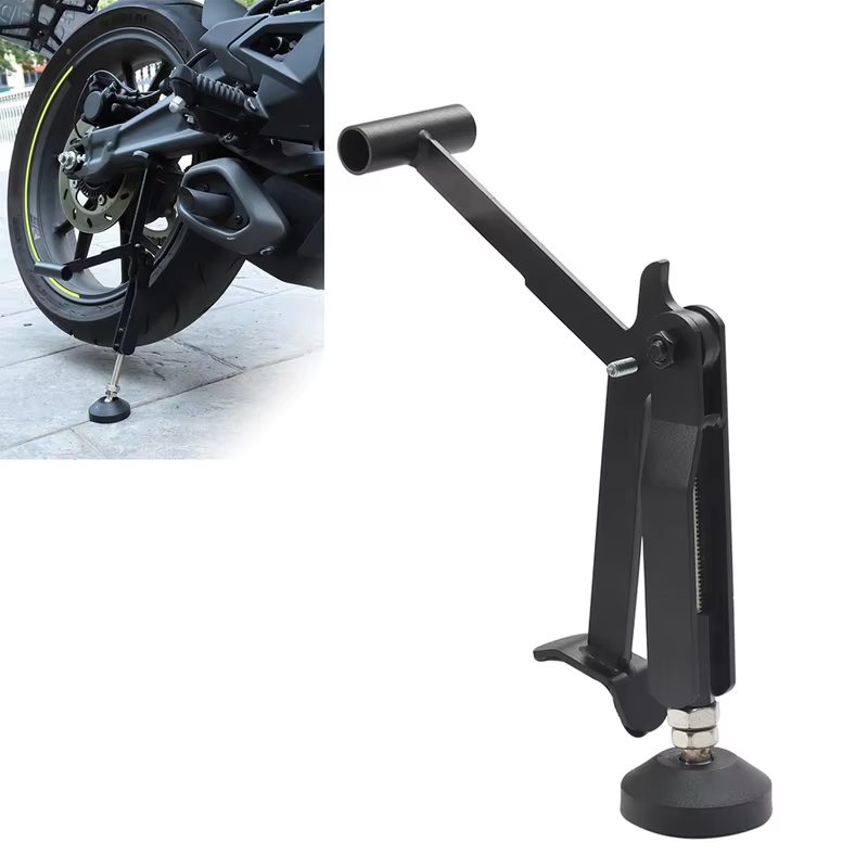 Motorcycle Stand Lifting Support Frame Foldable Heavy Lift Stand Stable Crane Frame For Motorcycle With Upgraded Armrest