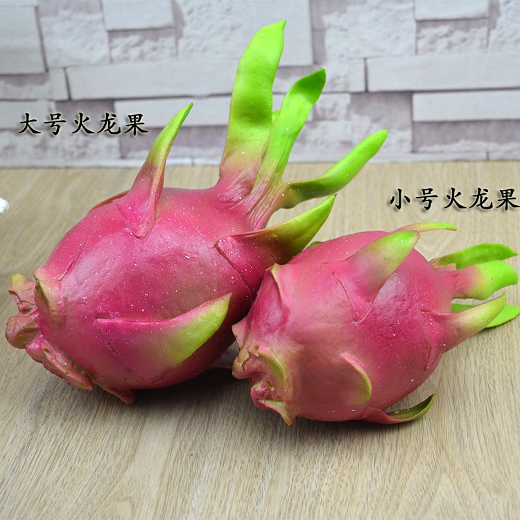 Artificial Pitaya Dragon Fruit Painting Model Home Decoration Photography Artificial pitaya Show Props Simulation Pitaya