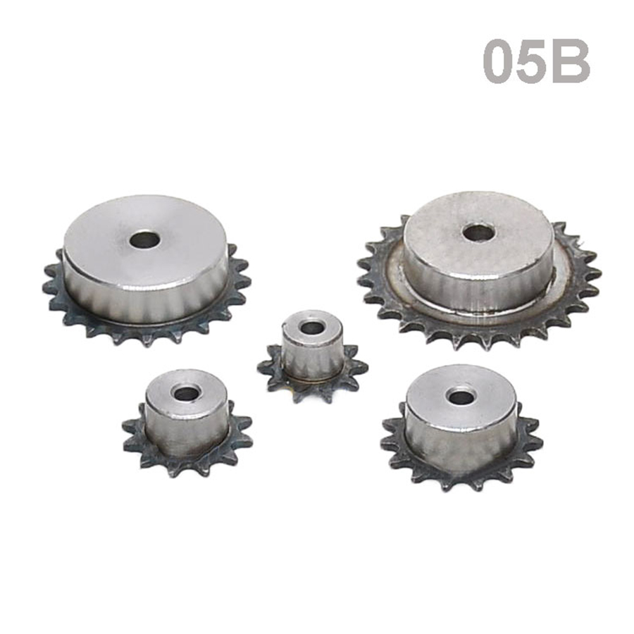 1 st 05b 10 tänder  - 28 tänder kedjeväxel industriell kedjehjulsdelning 8mm 45 stål