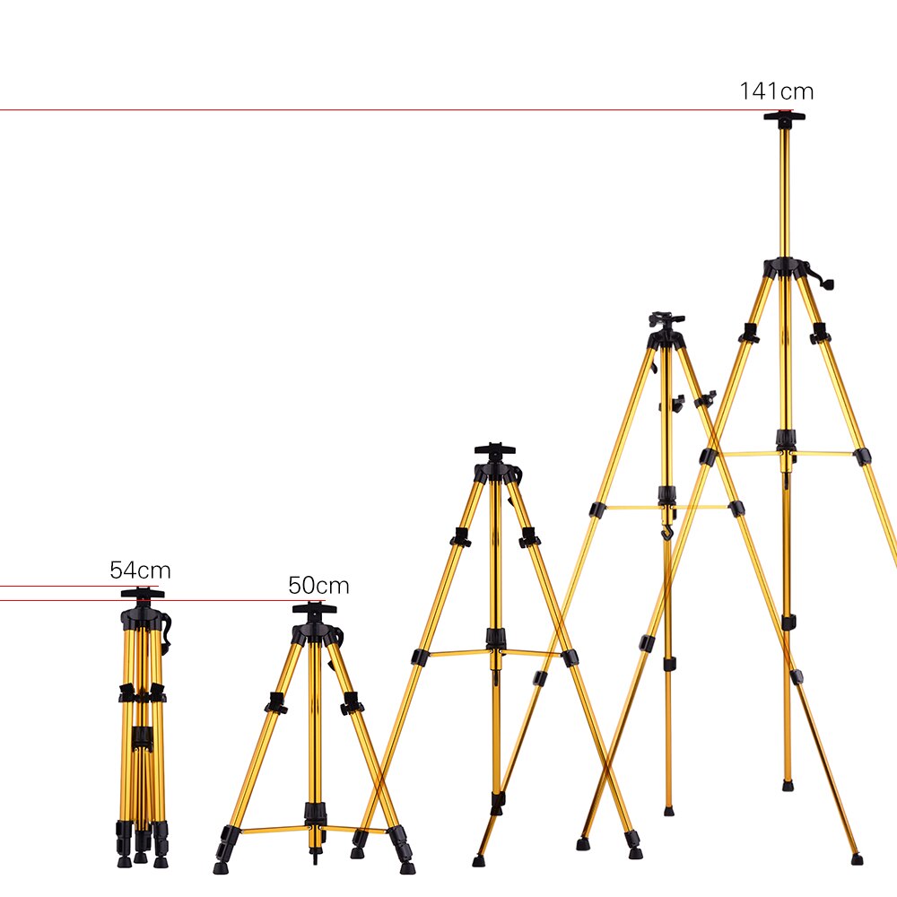 Aluminum Easel Stand Tripod Adjustable Height 19''-55'' Lightweight Sturdy Field Easel for Painting with Carrying Bag