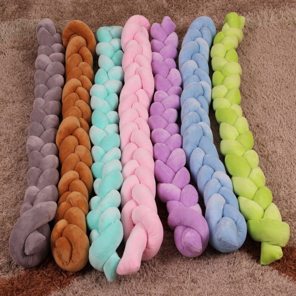Lit de bébé de 100cm | de nœud de Protection, coussin de lit pour -né, accessoires de literie pour décor de chambre pour nourrissons