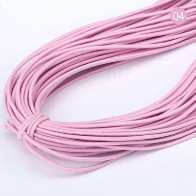 2Mm Kleurrijke Hoge Ronde Elastische Band Ronde Elastische Touw Rubber Band Elastische Lijn Diy Naaien Accessoires 5meter: Antiek Messing / 1m