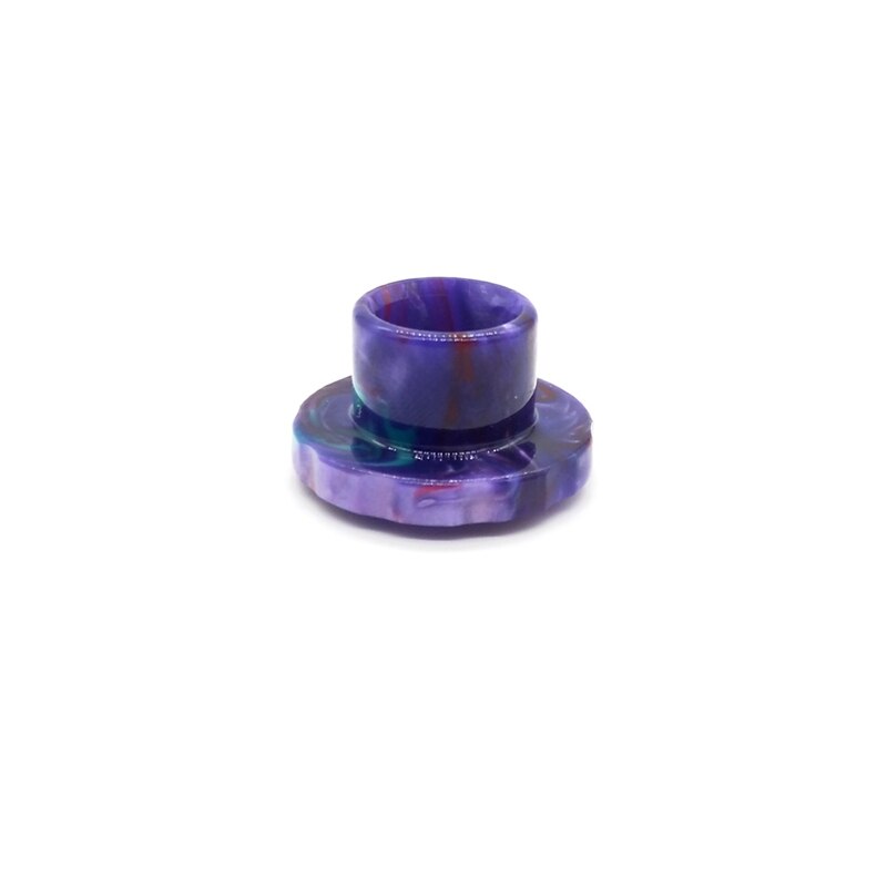 Hongxingjia accessorio di ricambio tubo di vetro Pyrex per Aspire Cleito 120 serbatoio RTA guarnizione anello di tenuta punte di gocciolamento protezione di vetro: 1pc purple tip