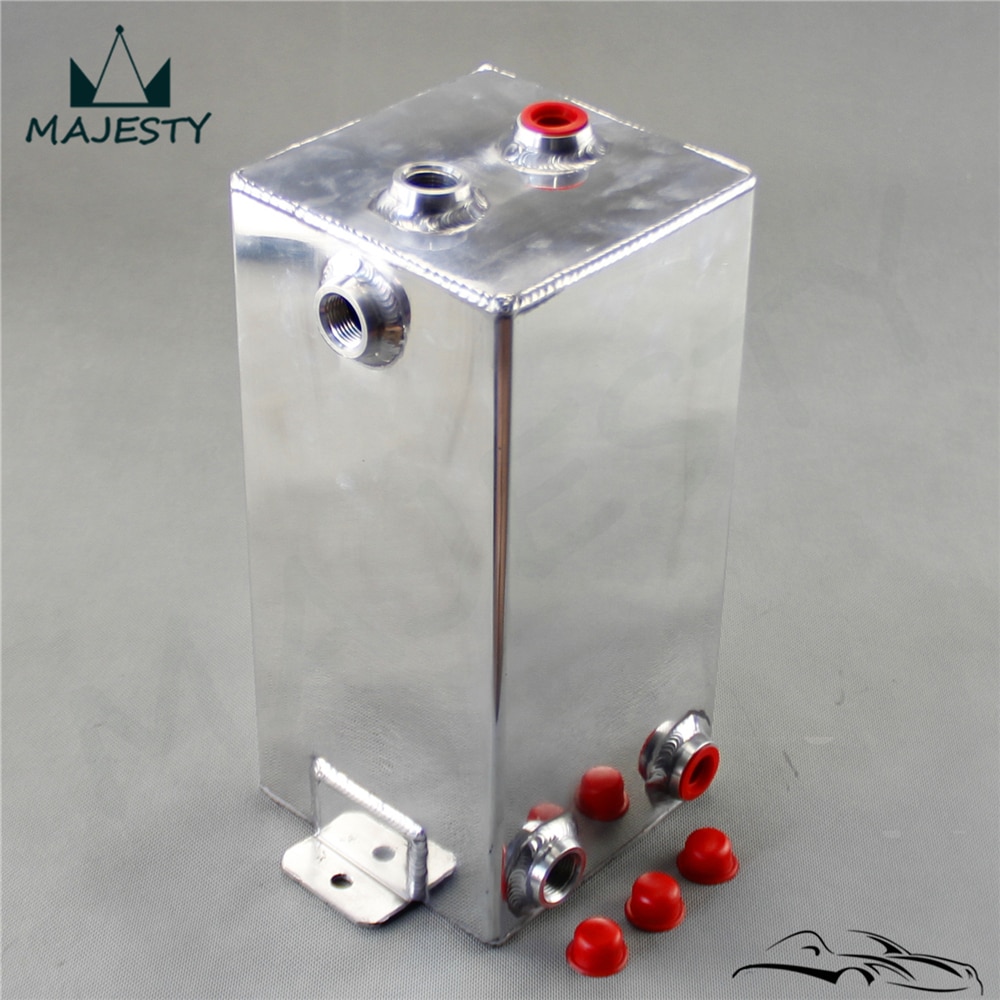 Réservoir universel en Aluminium 4L | Réservoir de carburant poli miroir réservoir de carburant 4 L