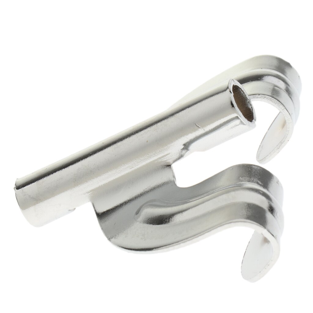 Gancho de garra de tambor, accesorios de instrumentos de percusión para tambor de bajos, plata, negro, 10 piezas