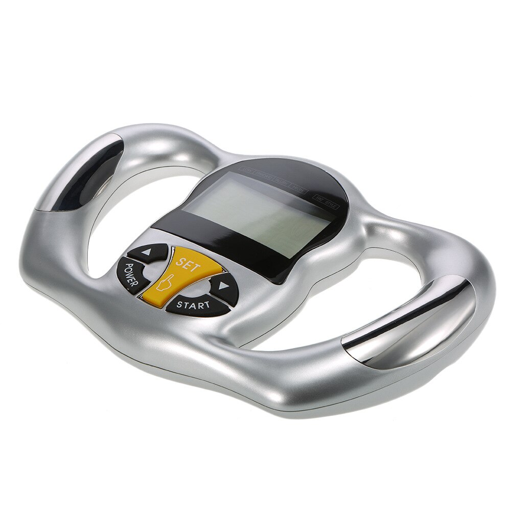 Lichaamsgezondheidsmonitor digitale lcd-vetmeter gewichtsverliestester caloriecalculator fitness slankheidsmeetinstrumenten