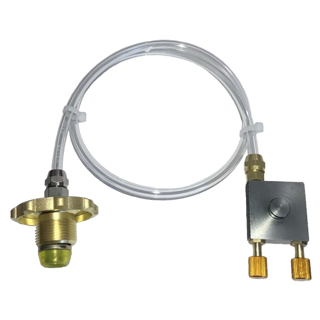 Adaptador de repuesto de propano y hierro ligero, conjunto de válvulas inflables para barbacoa doméstica