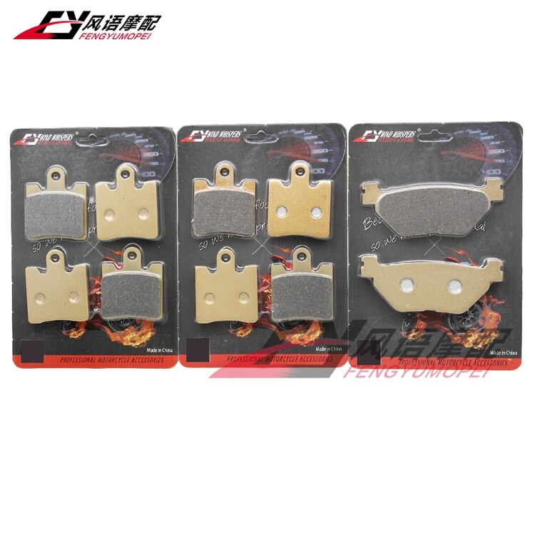 Motorcycle Front Rear Brake Pads For Yamaha FJR1300 FJR 1300 A AS AE 2006 XV 1900 XV1900 Midnight Star: 1 sets 5 pair