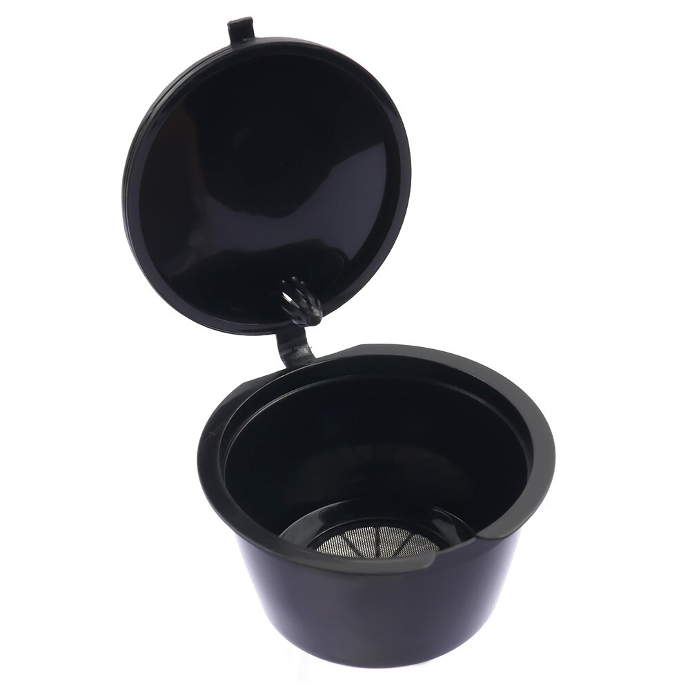 8 Colors Refillable Coffee Capsule For Nescafe Dolce Gusto Reusable Capsules Coffee Pods K-cups Useful 50 times: black