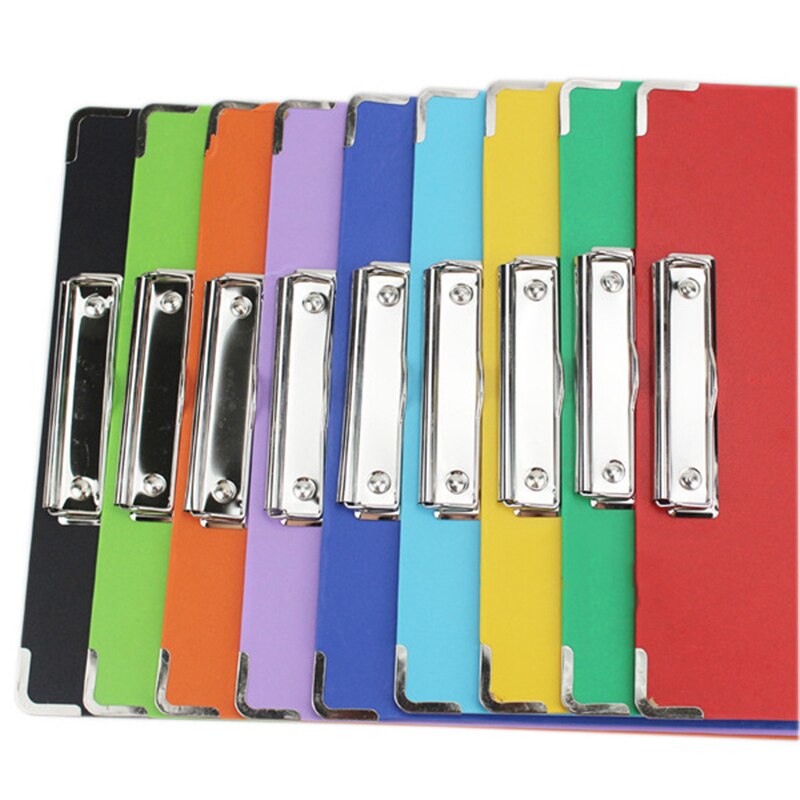 1 piece Paper Clip Board 8K Multi-function Clipboard Colorful Board Office School Stationery Supplies