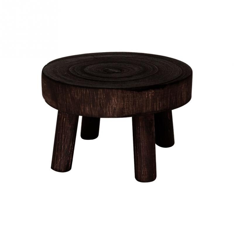 Soporte de madera para bonsái, estante para jardín, Base, maceta, decoración para el hogar, soporte de plantas de exhibición para interior y exterior: 2 S