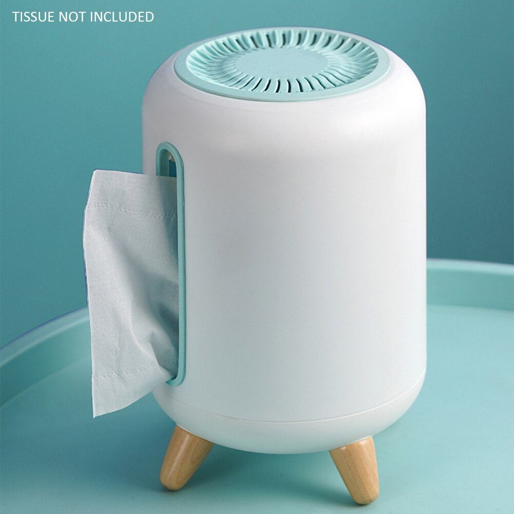 Round Living Room Desktop Organizer Tissue Box Countertop Free Standing Home Decor Storage Case Bedroom Dresser Hotel Furniture