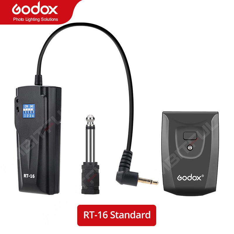 Godox 16 RT-16 Kanal kabellos Studio Strobe Fernbedienung Blitzauslöser Empfänger: Weiß