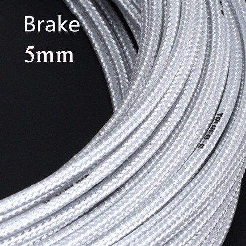 3m 5mm Weaving Line Bicycle Derailleur Brake Cable For Mountain Road Bike Cable Housing Tube Cycling Shifting Brake Wire: Brake Sliver