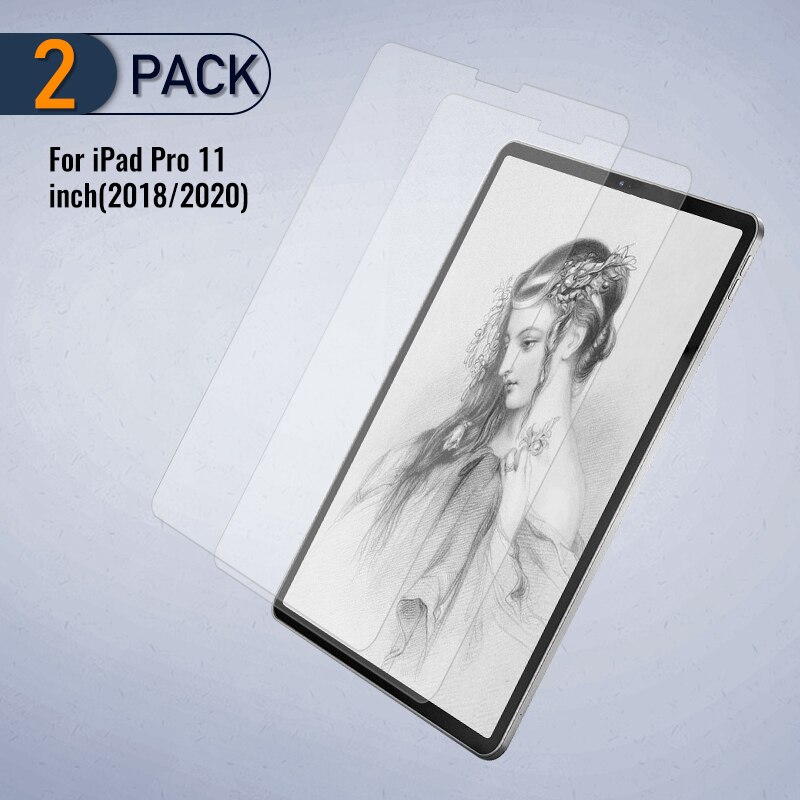 NILLKIN For iPad Pro 11 case Magnetic PU Leather Flip Cover PC back cover smart for iPad Pro 12 9 case with Protector: 2 Pack 11