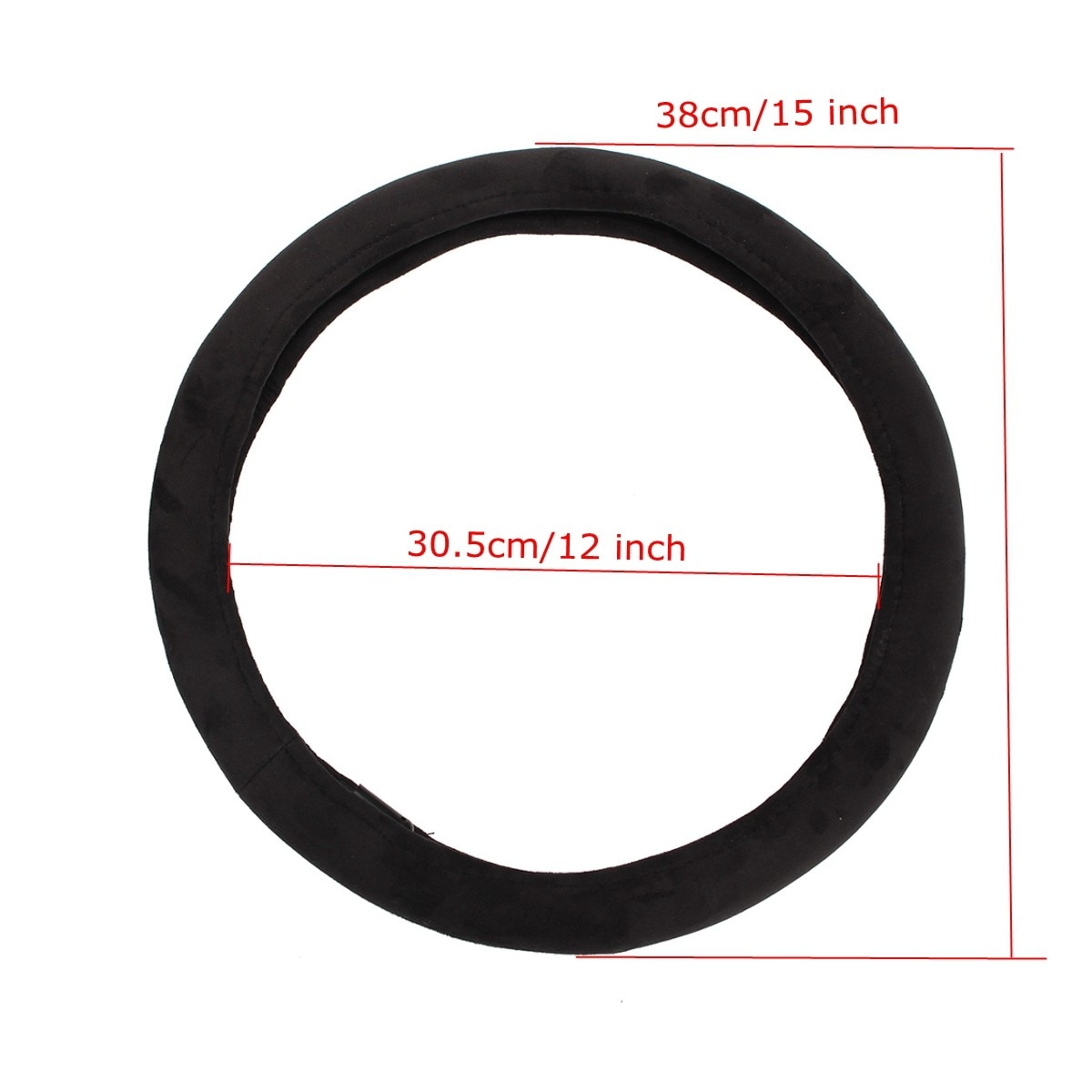 38cm Car Heated Steering Wheel Covers Auto Lighter Plug Heating