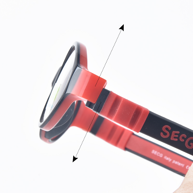 SECG Flexible Soft Kids Optical Frame Toddler Children Round Myopia Glasses for Sight Spectacle Frames Silicone No Screw Gafas