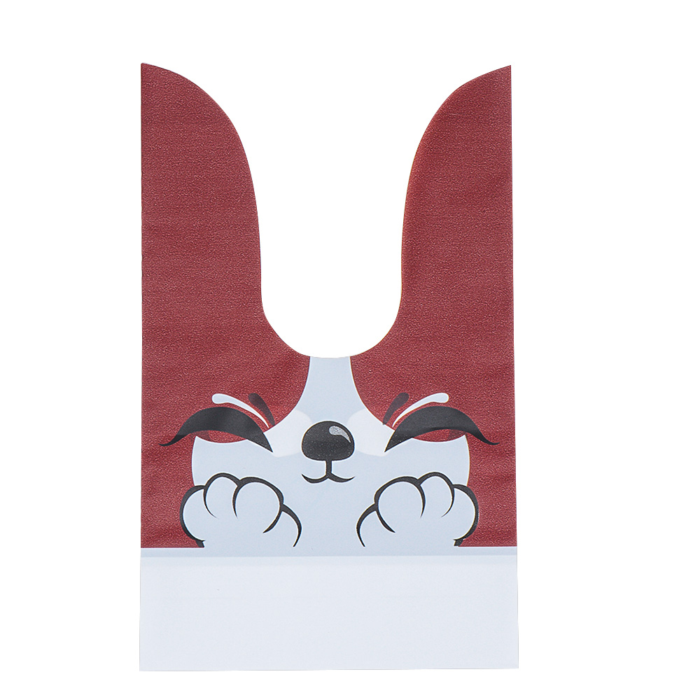 Sachets de biscuits de pâques 10 pièces | Jolis lapins, oreilles de lapin, oreilles de lapin, bonbons Biscuit, emballage , fournitures de fête, décoration mignonne pour stockage de snacks