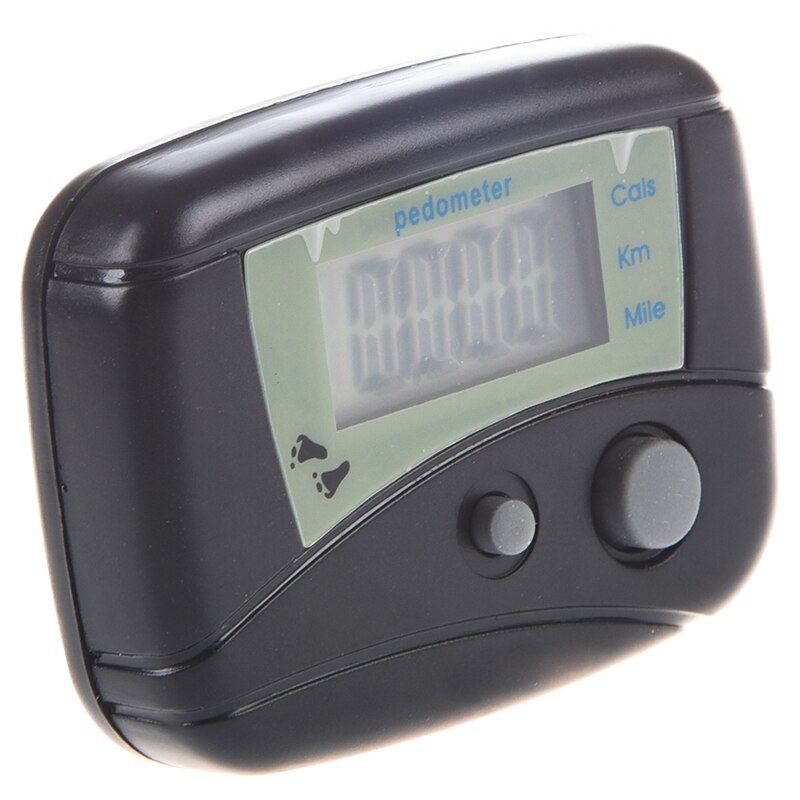 LCD Run Step Electronic Digital Pedometer Walking Calorie Counter Distance -ABLD