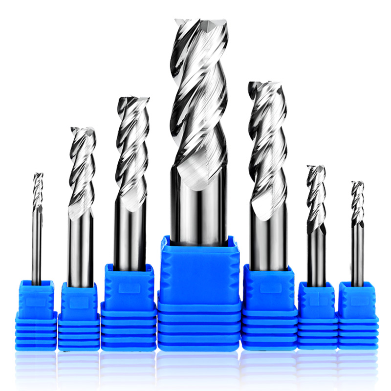 Milling Cutter Alloy Coating Tungsten Steel Tool By Aluminum Cnc Maching 3 Blade Endmills Top Milling Cutter Wood Milling Cutter