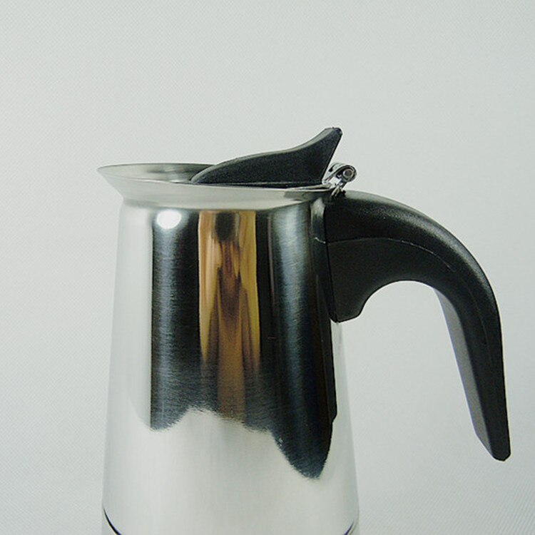 Roestvrijstalen koffiepot mokka espresso latte percolator fornuis koffiezetapparaat pot percolator drankgereedschap cafetière latte fornuis