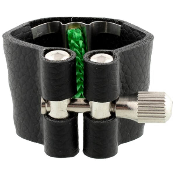 Leather Mark Nozzle Lock Ligature with Straightener for Alto Tenor