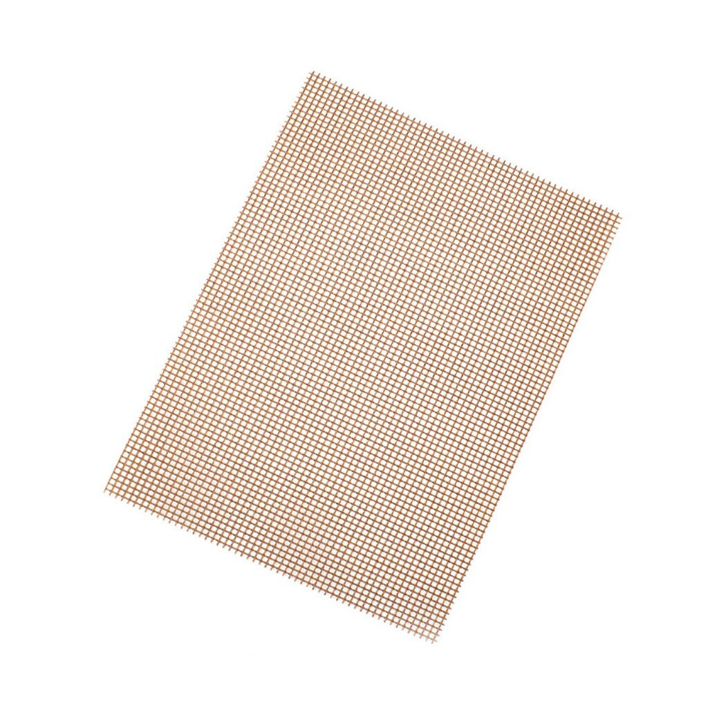 Non Stick Bbq Mesh PTFE Coated Fiberglass Mesh Fabric Grill Mesh Mat Reusable Sheet Resistant Cooking Baking Barbecue: BW