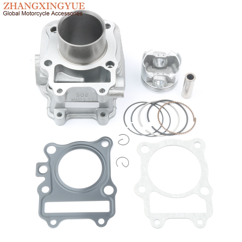 Scooter 52mm cylinder kit for Suzuki AN 125 AN125 VECSTAR HS125T 125cc EURO II Engine parts 20E