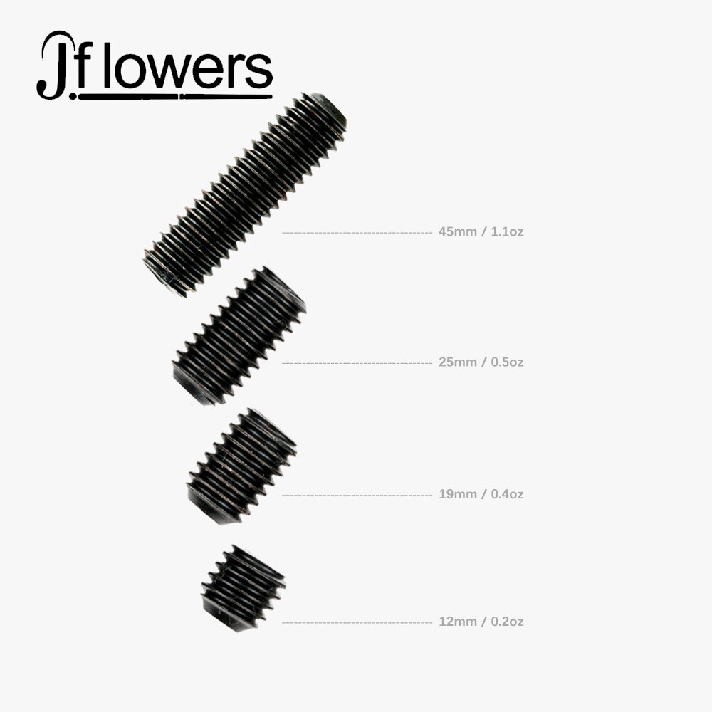 JF j-flowers-perno de peso, Material de hierro, ajuste de peso, 0,2/0,4/0,5/1,1 oz, 4 piezas de tornillos ajustables, accesorios de billar