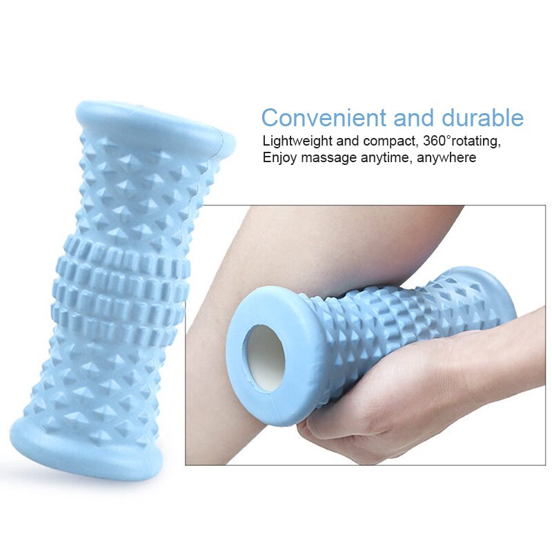 Eva Voetmassage Roller Dubbele Lacrosse Spiky Ball Myofasciale Ballen Voor Fasciitis Plantaris Mobiliteit Terug Voetboog Pijn