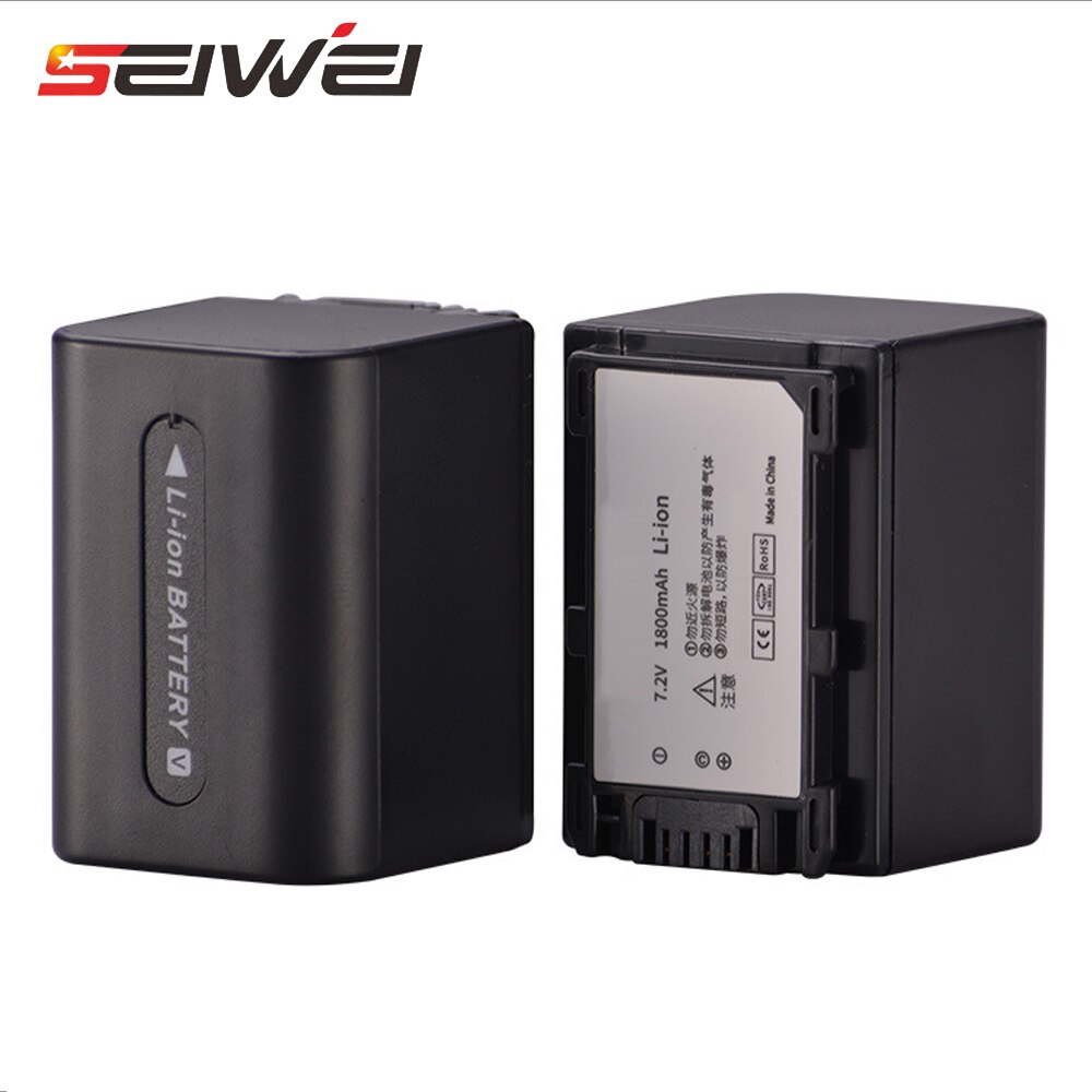 Camera Battery and USB Charger Set - 1800mAh NP-FV70 Battery for Sony HDR-CX Series