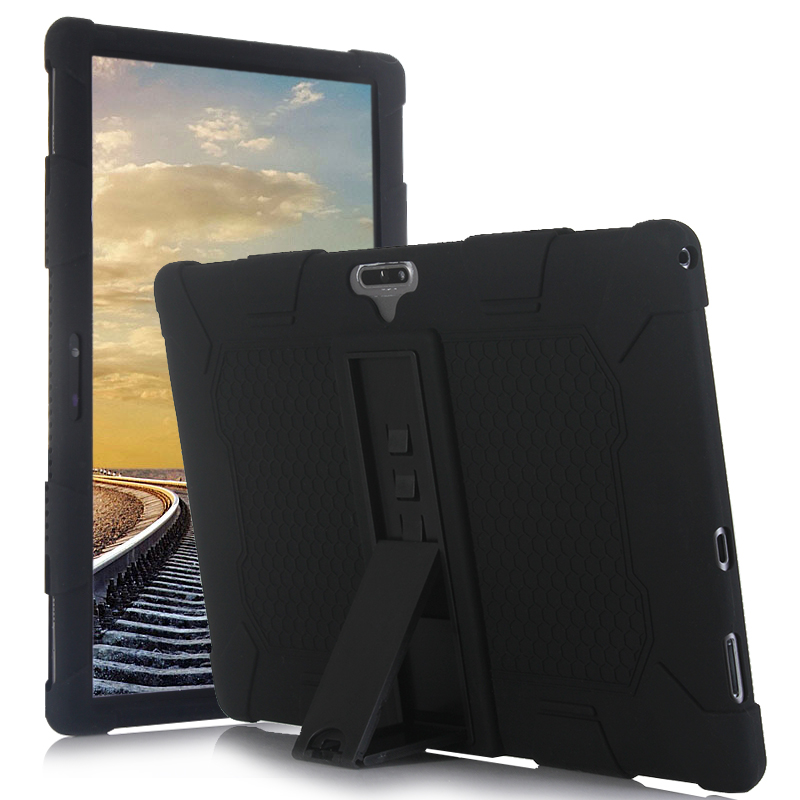 Soft silicone case for ANRY S20 11.6inch tablet pc Kids Safe Shockproof Silicone cover for ANRY S21 Comes with stand+stylus: 116-SC-Black