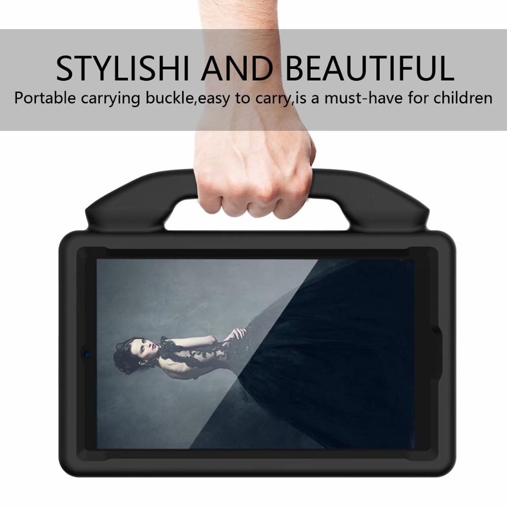 Tablet tab  e8 tb-8304f kotelo lapsiturvallinen iskunkestävä kotelo lenovo tab  e8 tb-8304:lle pehmeä silikonikuori jalustan kuori + kynä