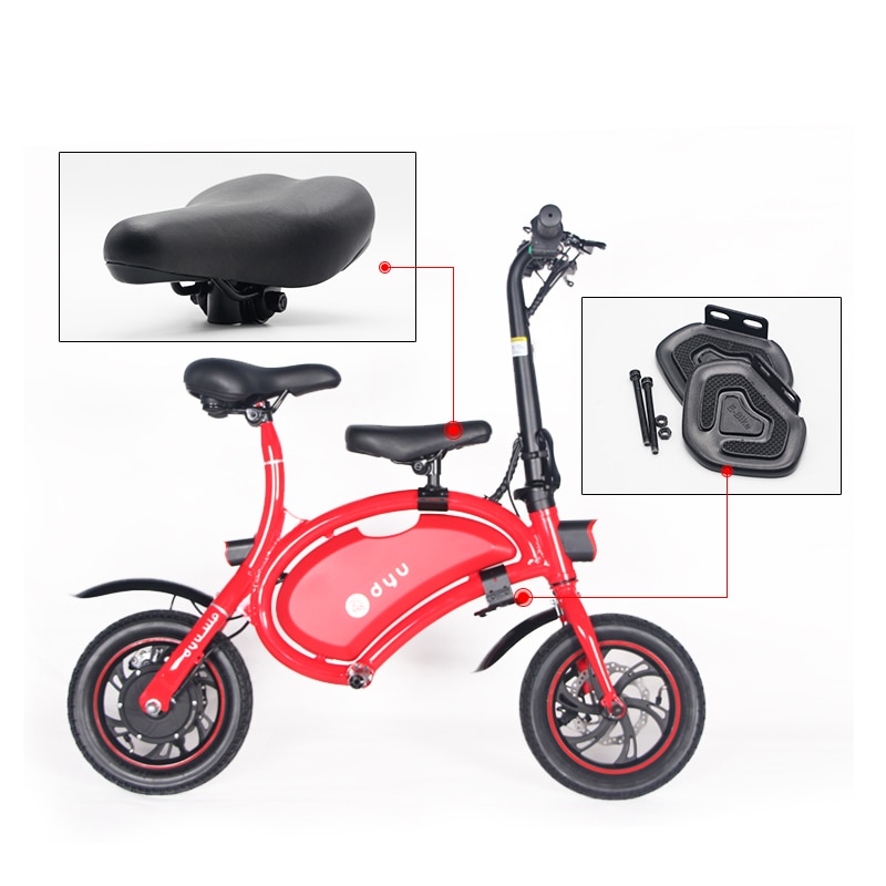 Dyu D1 Smart Vouwfiets Kinderzitje Pedaal