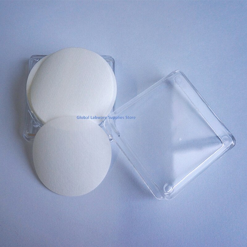 Membrana microporosa de filtración de miliporos, membrana filtrante hidrofóbica de PTFE para laboratorio, diámetro 13mm-150mm, 50 unids/lote