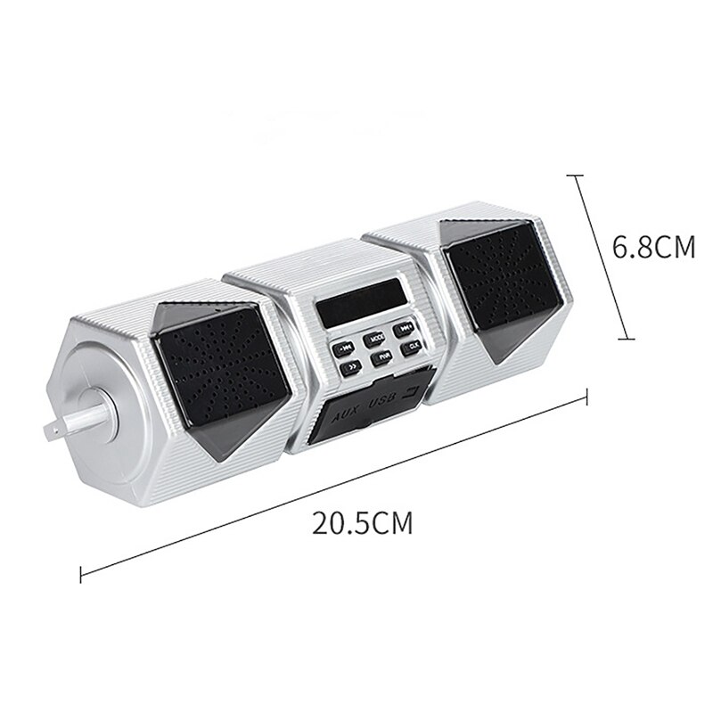 Waterproof Motorcycle Stereo Speakers Audio System Bluetooth Amplifier Radio USB FM Radio MP3 Player