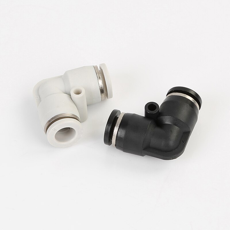 Pneumatische Montage Schnell gemeinsam L Geformt 4mm 6mm 8mm 10mm 12mm 14mm 16mm OD Schlauch-Rohr Ellenbogen berühren drücken in Stecker
