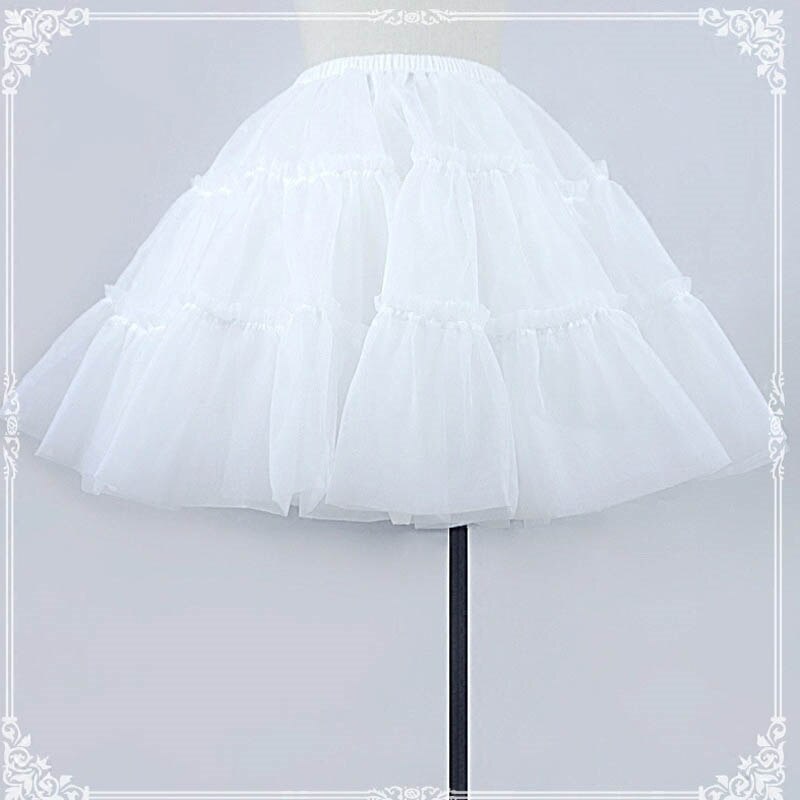 Lolita robe Style japonais doux Kawaii filles croix gothique dentelle cour princesse Cosplay Halloween fête femmes victorienne: Color 4 SKirts / Taille unique