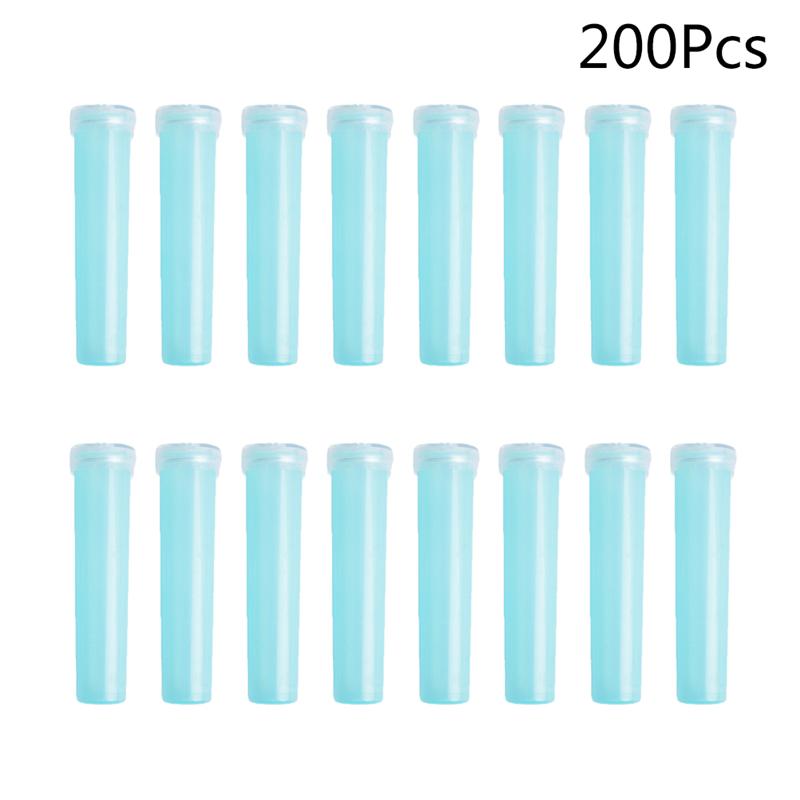 Tubos de agua florales para flores, soporte de almacenamiento de agua para nutrición fresca, tubos de prueba pequeños, bandeja de crecimiento de flores para plantas, 20 piezas/100 Uds./200 Uds.: 200PCS 4.1x1.8cm