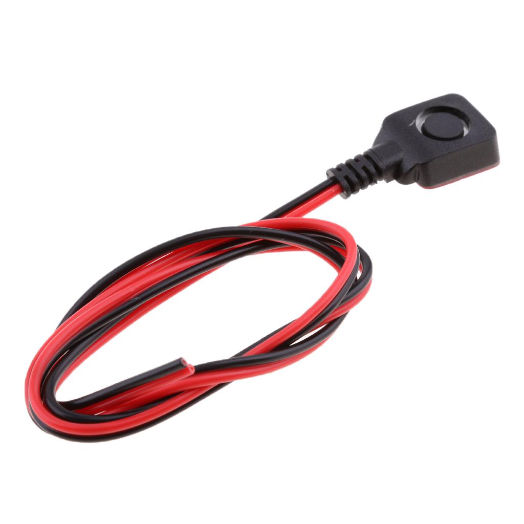 Joli de Cristal de la l'Éducation de voiture, alarme de sécurité, interrupteur d'urgence, bouton poussoir de voiture, universel, étanche, moteur automatique, 50cm