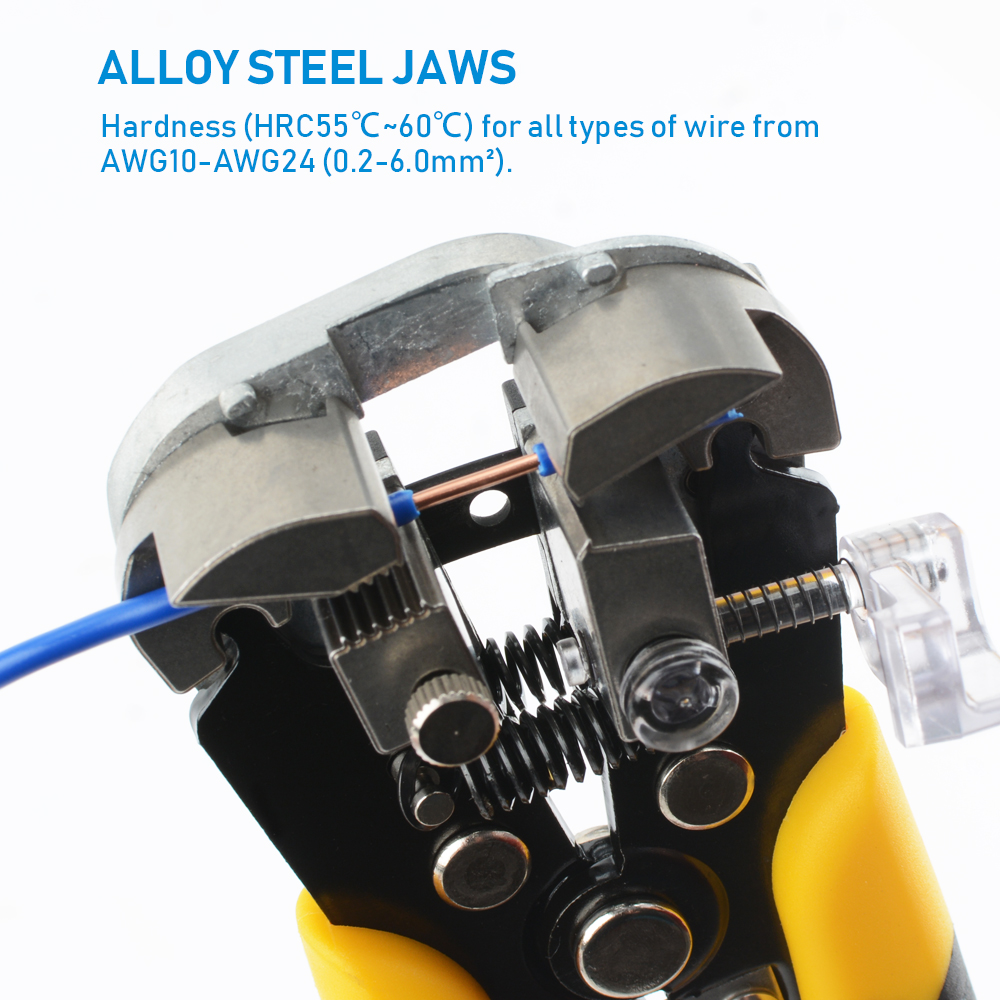 Draadstrippen Multifunctionele tang voor kabelkneden CrimpTerminal Hoge precisie automatisch handgereedschap Crimper Kabelsnijder