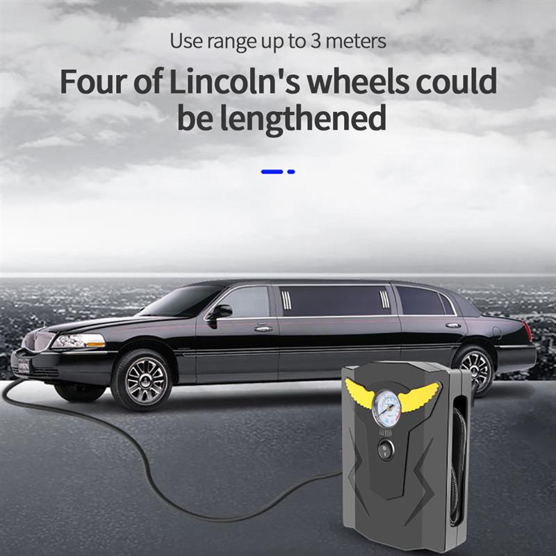 AOZBZ 12 V Portable Car Tire Pump Air Compressor Pump Tire Inflator Electric Air Compressor Auto Pump Upgraded Tire Inflator