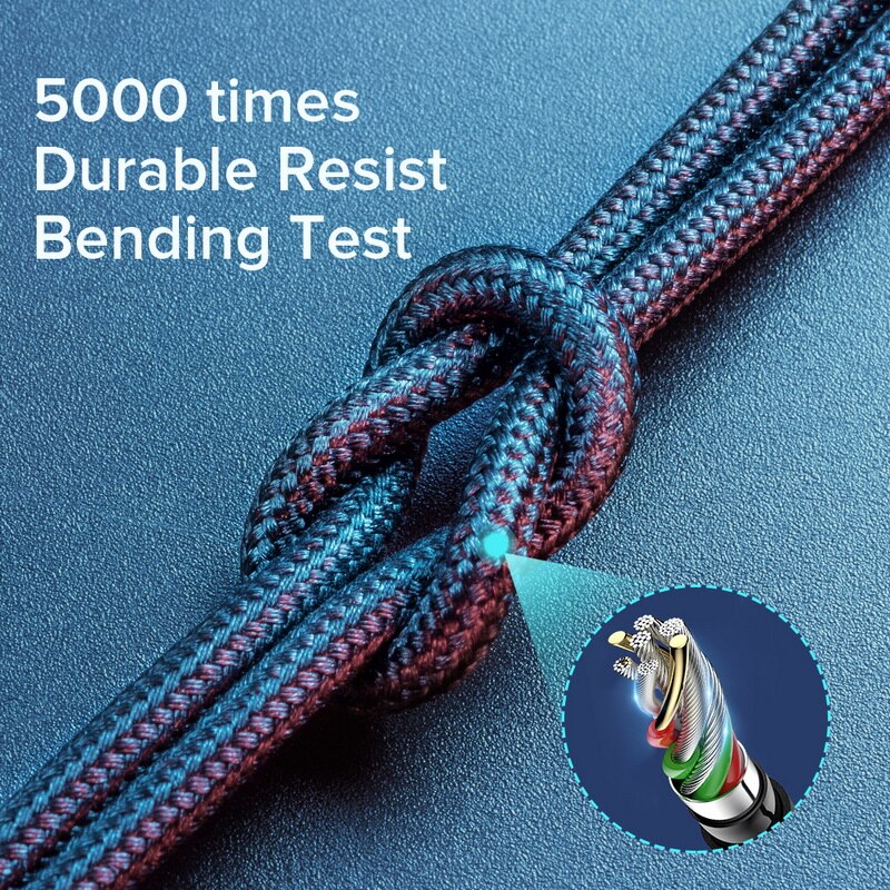 Cabo usb mcdodo de 1.8m para celular, fio com led para carregamento rápido e dados para iphone x, 8, 7, 6, 5, 6s cabo carregador para iphone 11, pro, xs max, xr, x