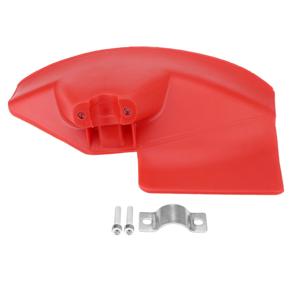 Garden Grass Trimmer Guard Shield Brushcutter Guard With Clamp Plate for 24 26 28mm Shaft Trimmer Garden Brush Cutter Protector