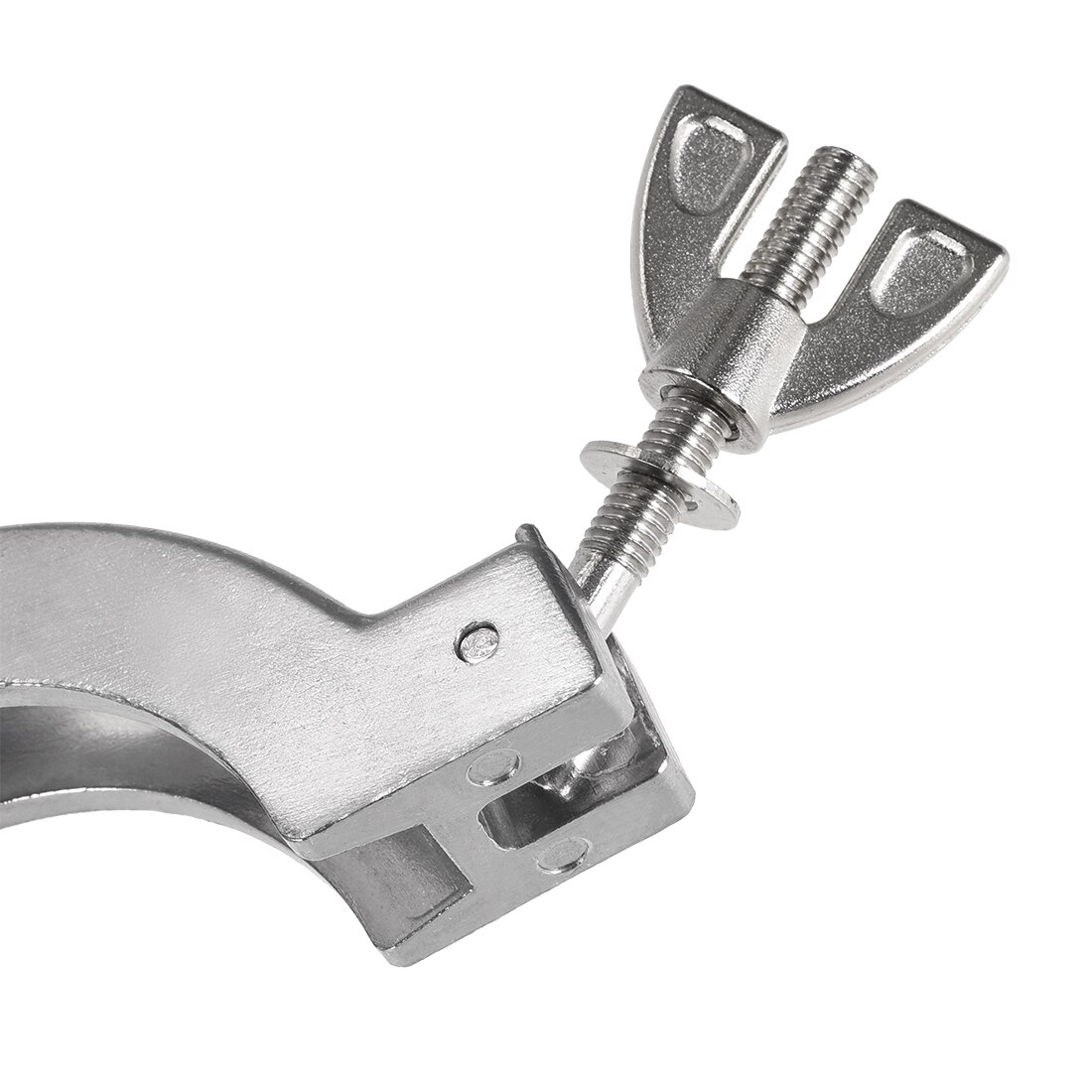 uxcell Sanitary Tri-Clamp 68mm x 47mm Single Pin Tri Clamp Wing Nut for Ferrule TC