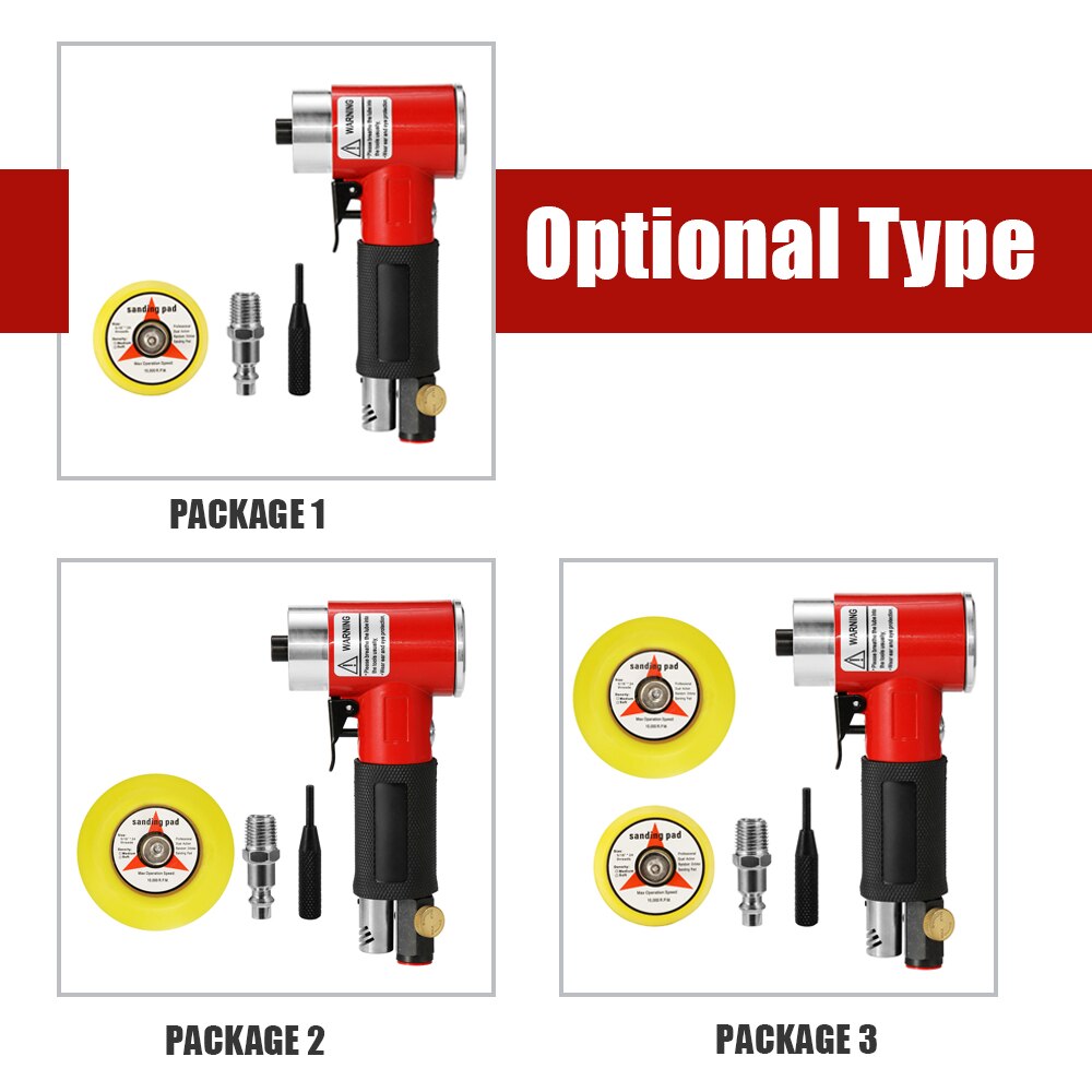 Mini hogesnelheids pneumatische schuurmachine met luchtschuurmachine, polijstgereedschap, hoge sterkte, slijtvaste schuurmachine