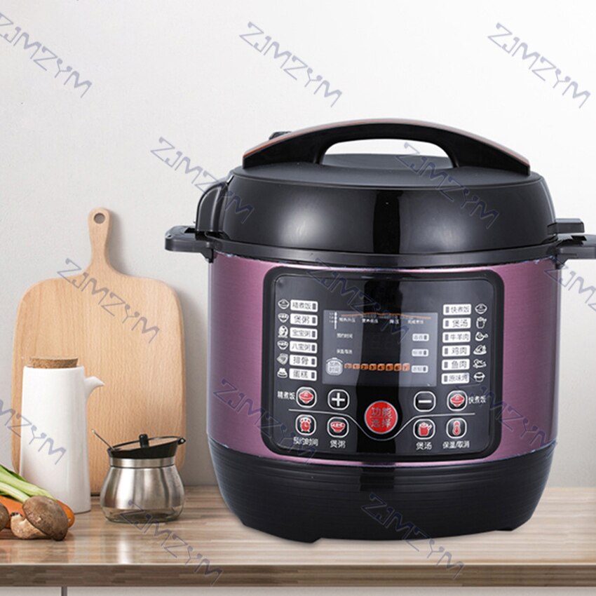 5L Electric Pressure Rice Cooker Multicooker for Rice Porridge Soup Cooking Stewing Keep Warm Machine 24h Reservation 900W 220V