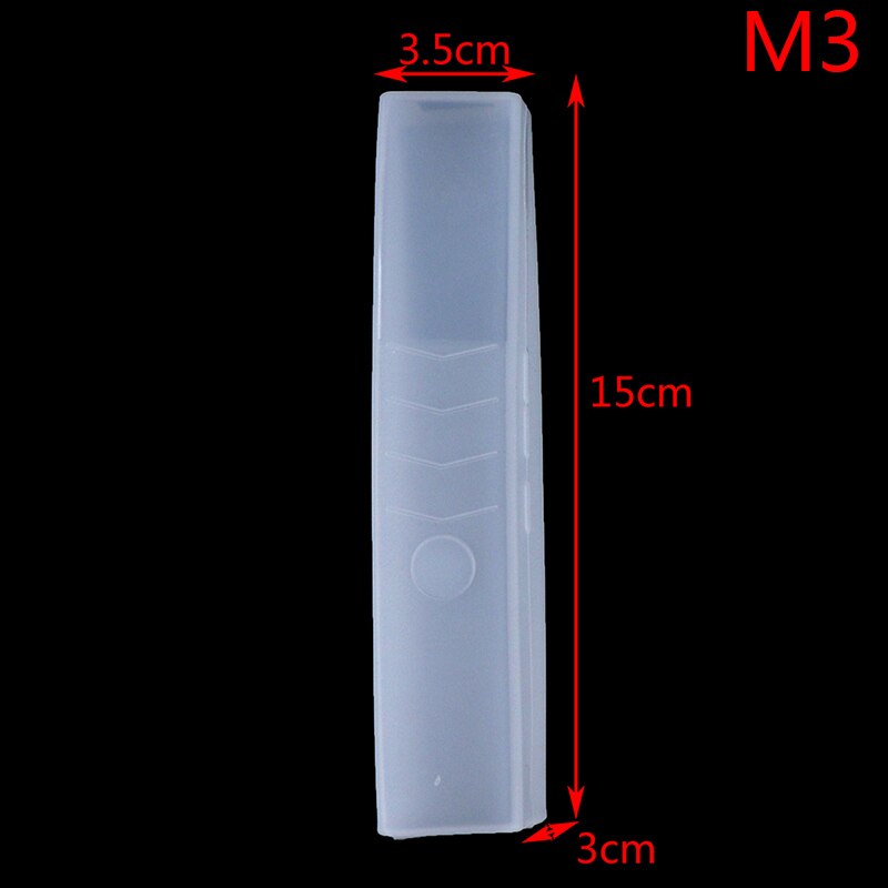 transparent Staub Schützen Schutz Lagerung Tasche Tragbare Silikon Luft Kondition Kontrolle fallen TV Fernbedienung Abdeckung: M3